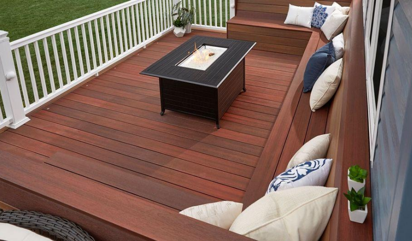 beautiful dark brown low maintenance decking natural beauty redefined